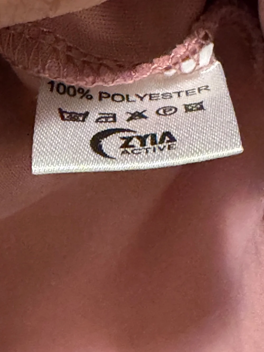 ZYIA Mauve Set Match Zippered Tank